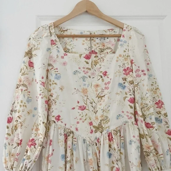 Meadows Marigold Maxi Dress Meadow Flowers Cream - Picture 13 of 13